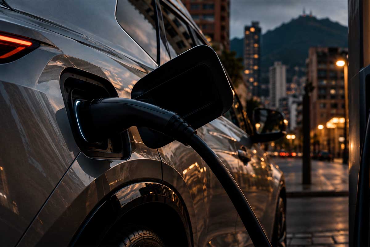 Dónde cargar mi auto eléctrico en Bogotá